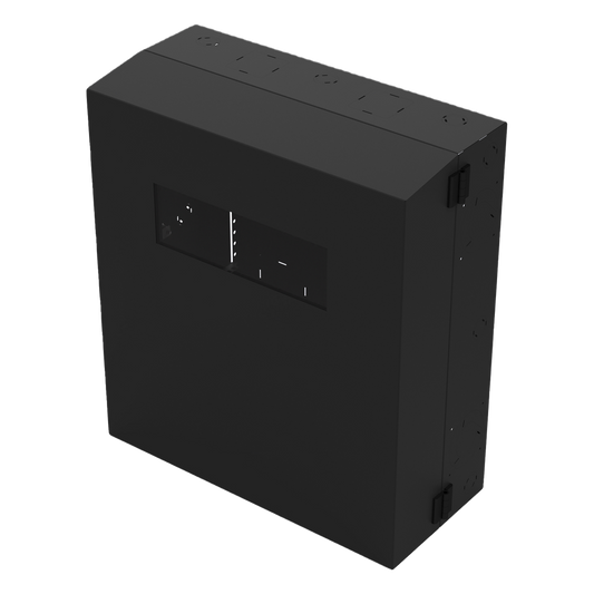 Gabinete de Pared con Rack Horizontal de 6 UR, con Ventanilla de Inspección, Se envía el Gabinete Armado.