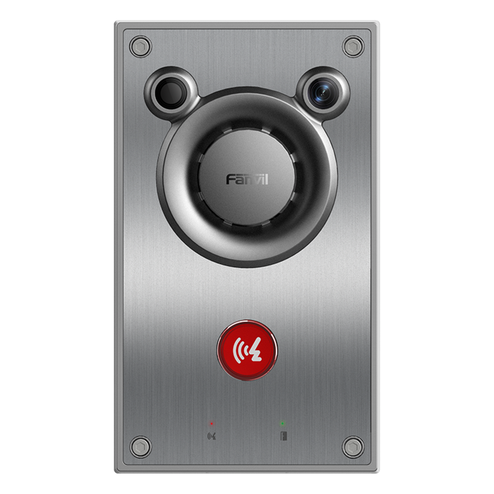 Video Intercomunicador IP con Cámara 4MP / Altavoz 10W / 2 Líneas SIP / IP66 e IK10 Anti-vandálico / PoE 802.3af / Visión Nocturna IR y HDR / -40°C a 70°C