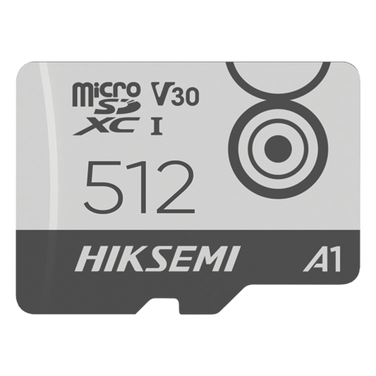 MicroSD HIKSEMI CITY GO / 512 GB / 100 MB/s Lectura / 85 MB/s Escritura / Clase 10 U3 V30 / TLC NAND / Especializada Para Videovigilancia Móvil 24/7