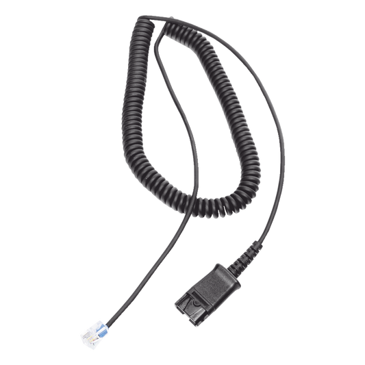 Cable adaptador para diademas modelo HT101, HT201 y HT202 para compatibilidad con teléfonos Grandstream, análogos, digitales, etc.