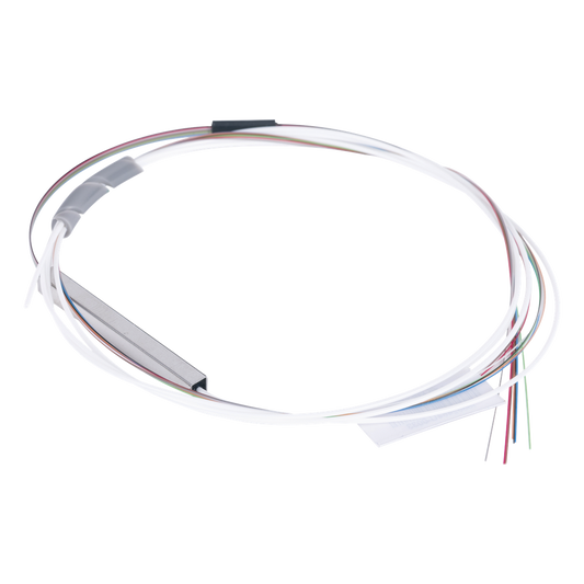 Divisor Óptico (Splitter) Tipo PLC, de 1x8, Sin Conectores