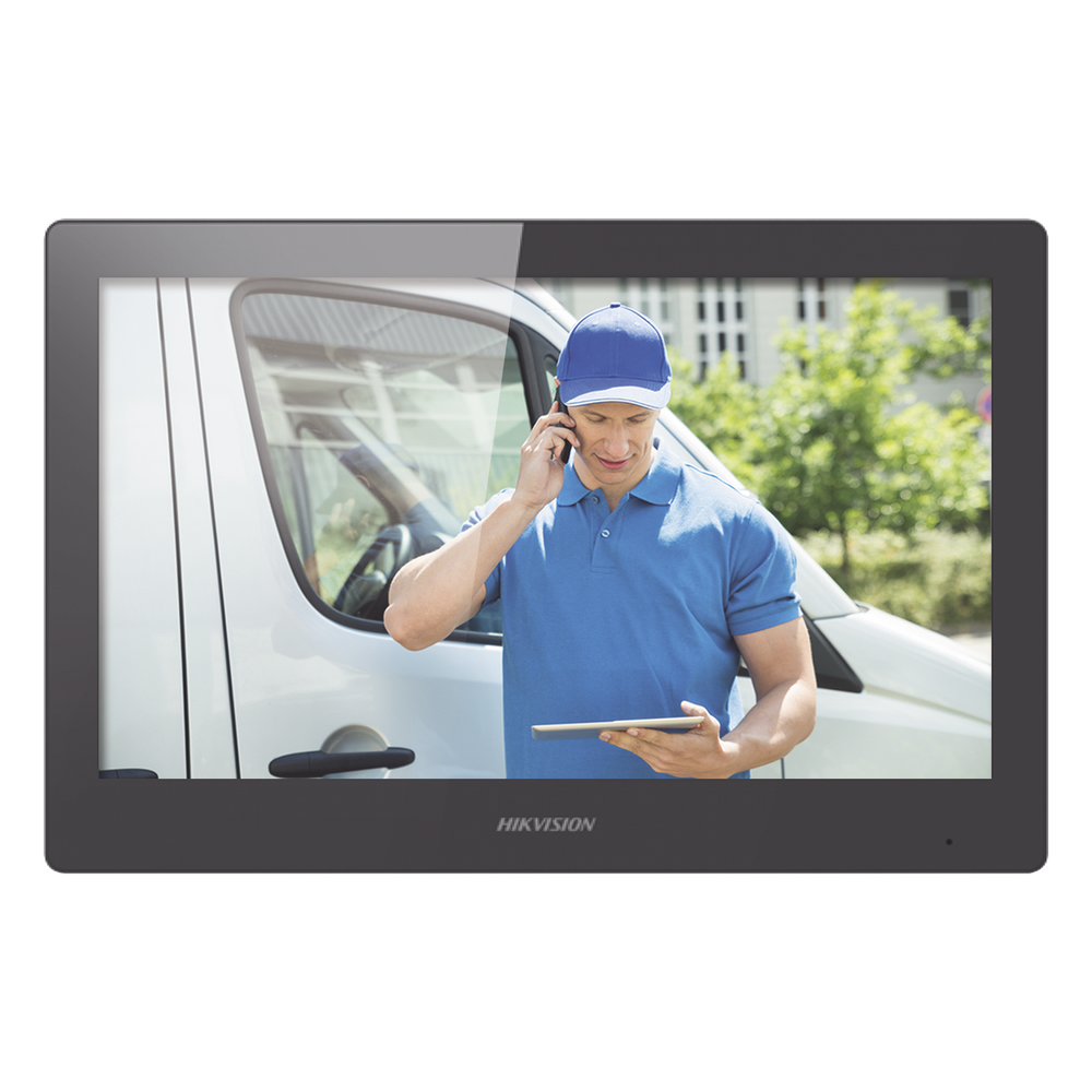 Monitor Touch Screen 10" para Videoportero IP / Estético / Video en Vivo / WiFi / Apertura Remota / llamada entre monitores / Audio de dos vías / Policarbonato