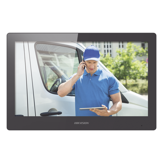 Monitor Touch Screen 10" para Videoportero IP / Estético / Video en Vivo / WiFi / Apertura Remota / llamada entre monitores / Audio de dos vías / Policarbonato