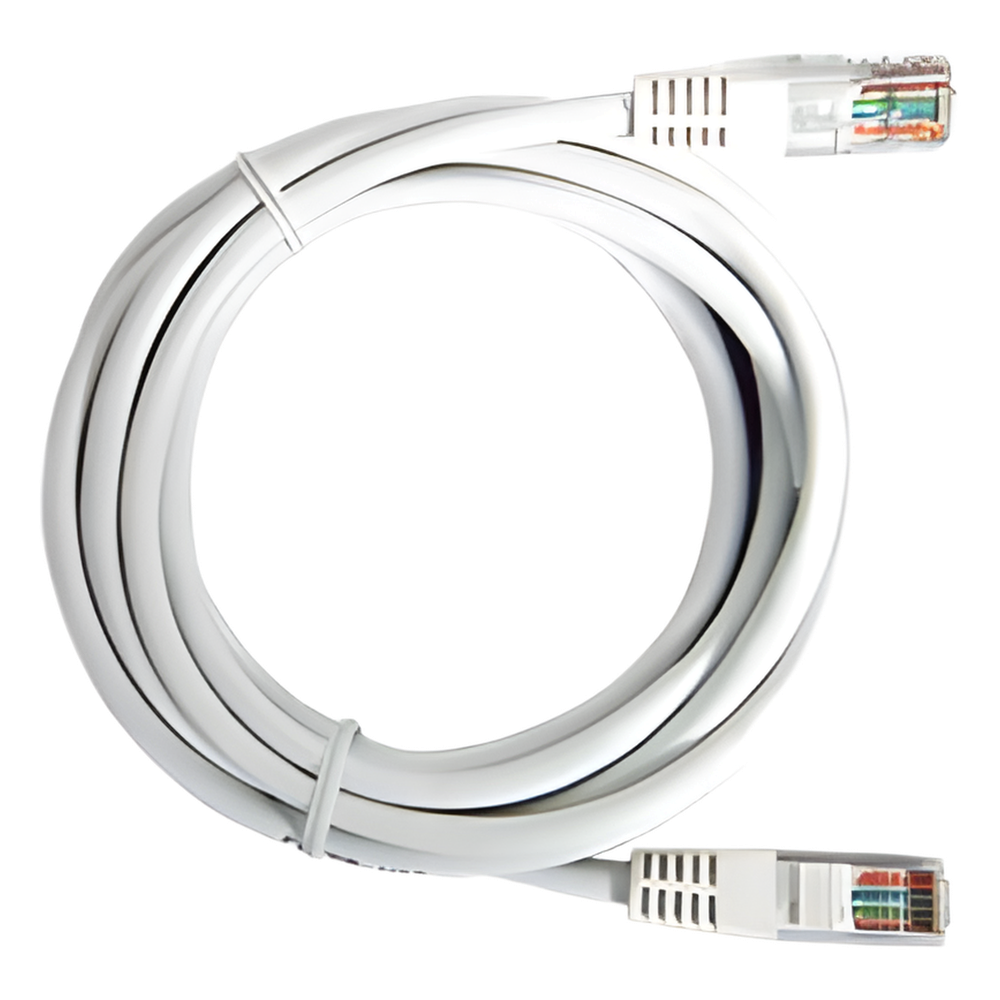 Cable de Parcheo UTP Cat5e - 2 Metros (6.56 Pies) - Blanco