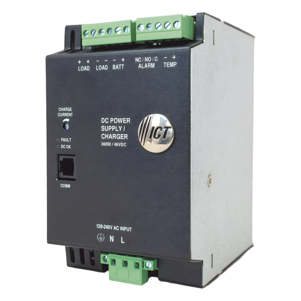 Fuente de Poder Industrial de 480W, salida 24 Vcc, para montaje en riel Din