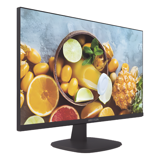 Monitor LED 4K de 27" / Ideal para CCTV, Oficina y Hogar / Entrada HDMI-DP / Montaje VESA (100 X 100) / Uso 24/7 / Backlight E-LED / Ultra Delgado