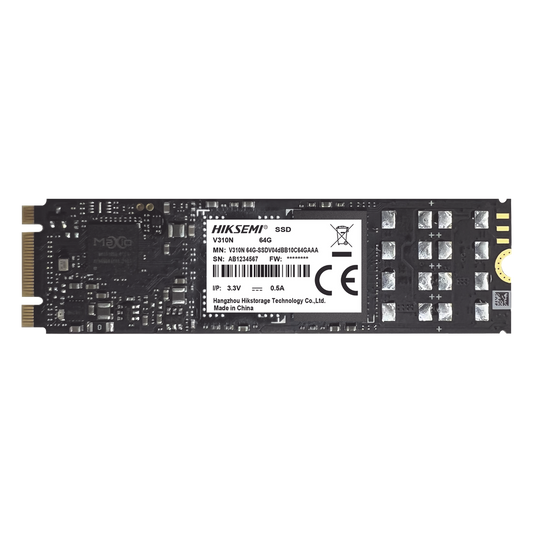 SSD M.2 para Videovigilancia Móvil / 512 GB / SATA III / 550 MB/s Lectura / 525 MB/s Escritura / 24/7 / 0°C a 70°C