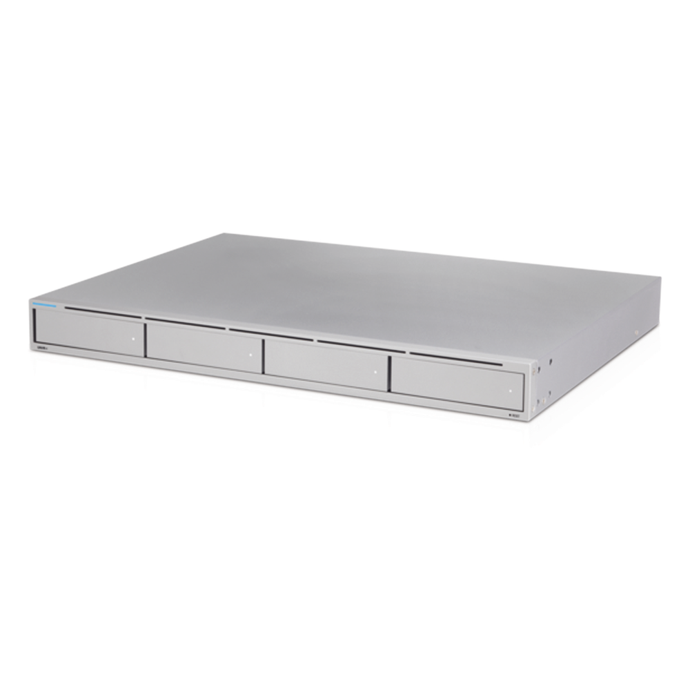 NVR Empresarial UniFi Protect de 4 Bahías de Disco Duro, recomendado para hasta 50 cámaras Full HD
