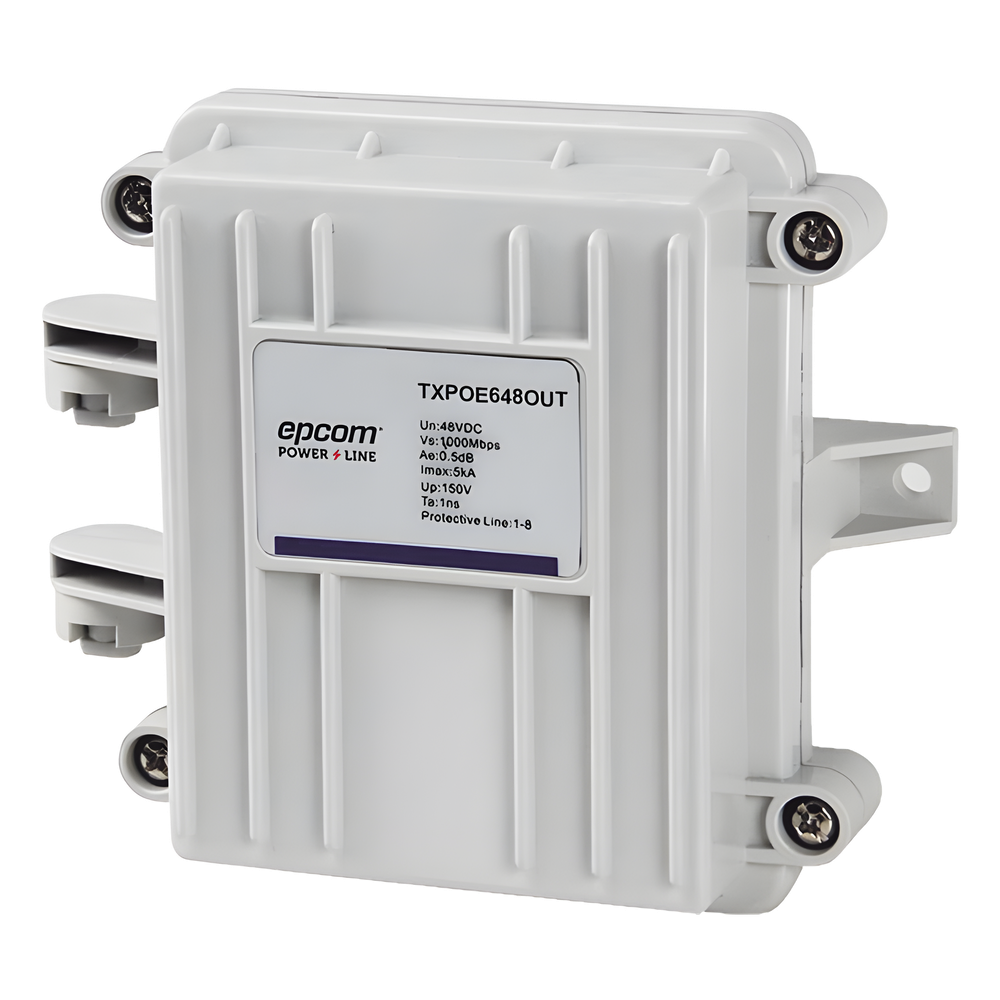 Protector PoE a 10/100/1000 Mbps (exterior) (Cat6 1000Mbps)