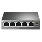 Switch Escritorio No Administrable de 5 puertos 10/100/1000 Mbps / Con 4 puertos PoE 802.3af/at de hasta 65 W / PoE Extendido hasta 250 metros