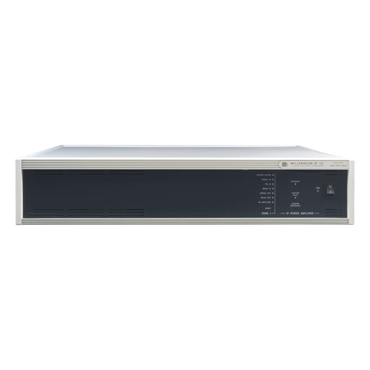 (1361) ETAPA DE POTENCIA DIGITAL 1x500W 100V  MILLENNIUM IP CON CONECTIVIDAD IP LAN, SUPERVISON, CALIDAD DE SONIDO HQ PARA 1 ZONA, EN FORMATO RACK 2U
