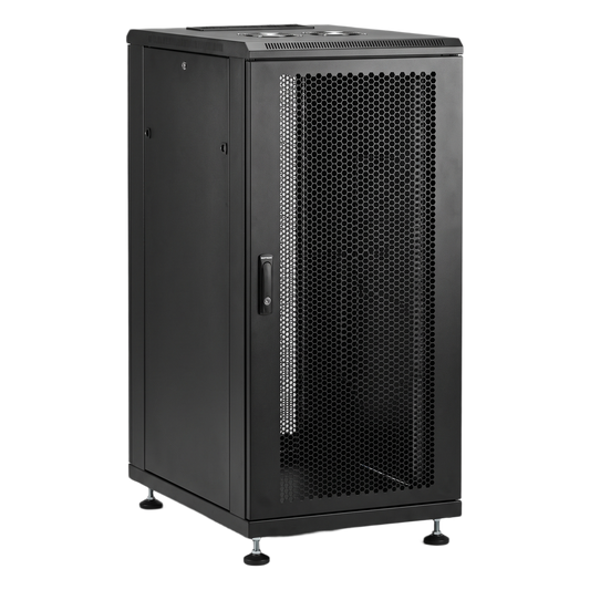 Gabinete de Telecomunicaciones ProLine S1 24 UR 600 mm de Ancho, 900 mm de Profundidad, Color Negro