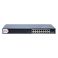 Switch Gigabit PoE+ / Monitoreable / 16 Puertos 1000 Mbps PoE+ / 2 Puerto 1000 Mbps de Uplink / 2 Puerto SFP /  Configuración Nube desde Hik-PartnerPro / Modo Extendido hasta 300 Metros / 125 Watts