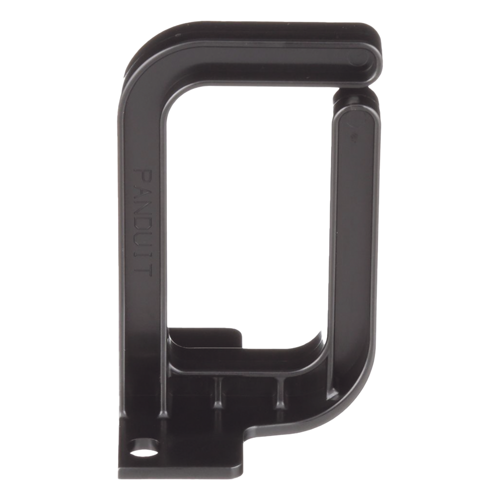 Anillo Tipo D Vertical, Para Gabinetes de Telecomunicaciones, 1 UR, Color Negro