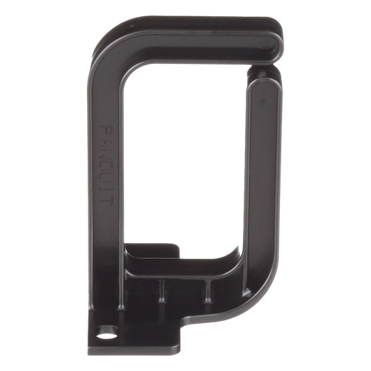 Anillo Tipo D Vertical, Para Gabinetes de Telecomunicaciones, 1 UR, Color Negro