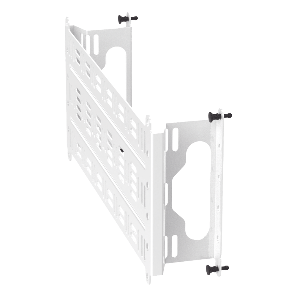 Accesorio Para Montaje de Equipos o Dispositivos en Gabinetes Multipropósito, de Instalación a Presión, de Acero, Color Blanco