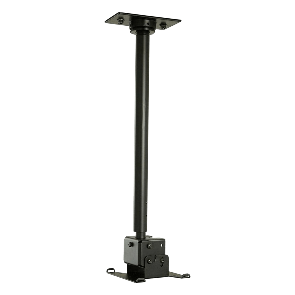 Soporte de techo para pantallas de 13 a 29 pulgadas / Orientación Paisaje o Retrato / VESA 75x75 o 100x100 mm / Carga Máxima 40 lb (18.1 kg) / Incluye Placa de Techo y Hardware / Segurid