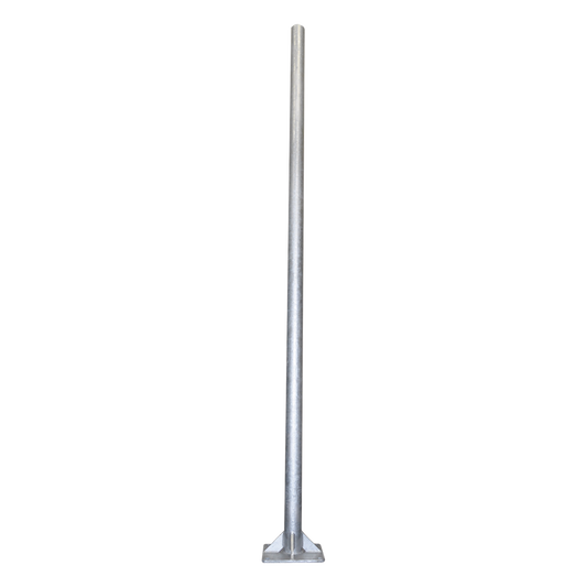 Poste de Acero Galvanizado para Videovigilancia, 3 m de altura.