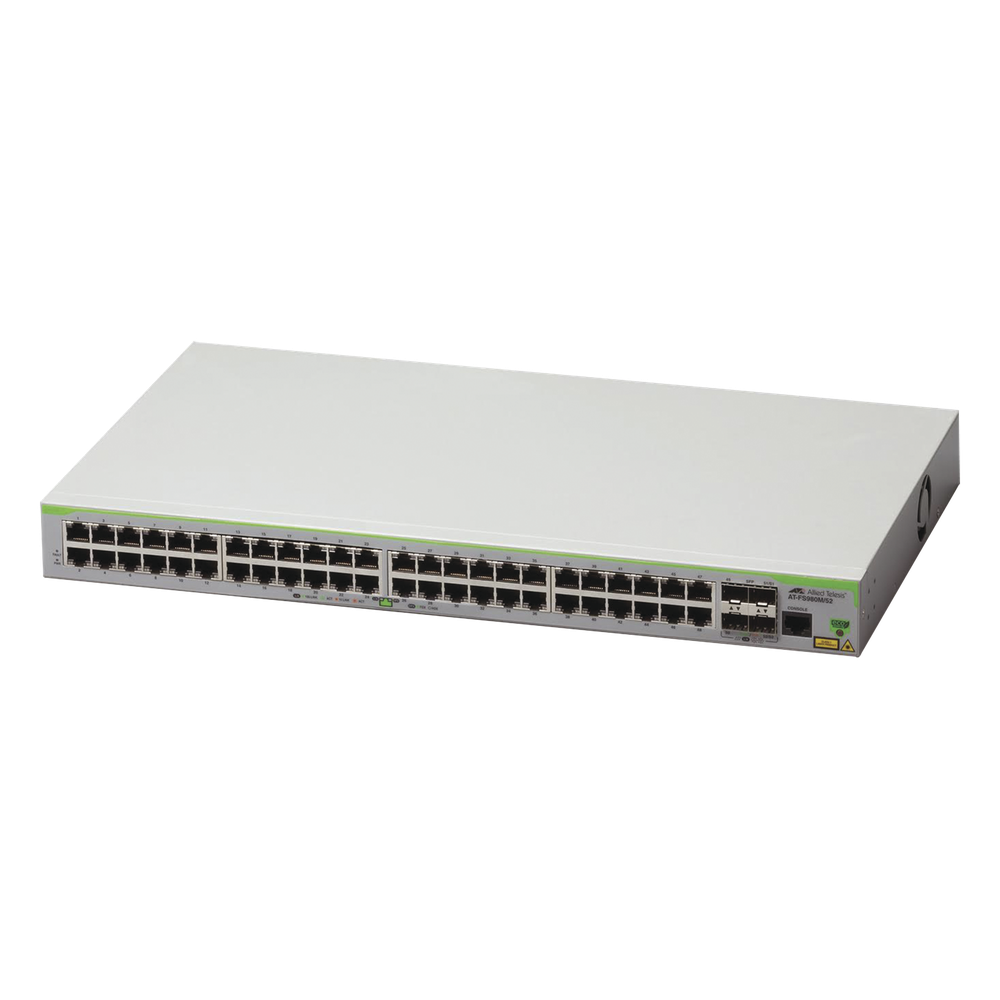 Switch Administrable CentreCOM FS980M, Capa 3 de 48 Puertos 10/100 Mbps + 4 puertos SFP