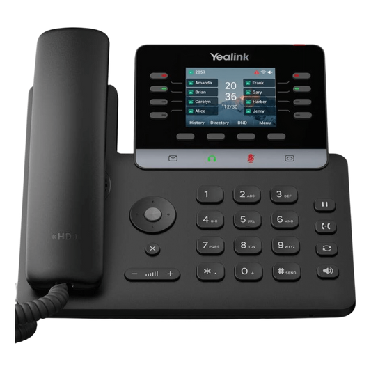 Teléfono IP Empresarial Yealink SIP-T73U Profesional con 12 Líneas SIP y Pantalla a Color