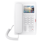 (H5W Color Blanco)Teléfono IP WiFi para Hotelería, profesional de gama alta con pantalla LCD de 3.5 pulgadas a color, 6 teclas programables para servicio rápido (Hotline) PoE