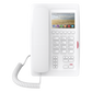 (H5 Color Blanco)Teléfono para Hotelería, profesional de gama alta con pantalla LCD de 3.5 pulgadas a color, 6 teclas programables para servicio rápido (Hotline) PoE