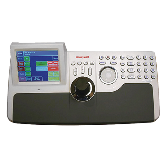 Teclado joystick programable con pantalla LCD táctil a color y PoE para control de sistemas de videovigilancia