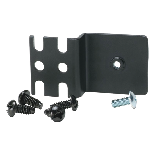 Soporte Para Canaleta Fiber-Duct™ 2x2 o 4x4, Para Instalación en Rieles de Rack de 2 o 4 Postes, Color Negro