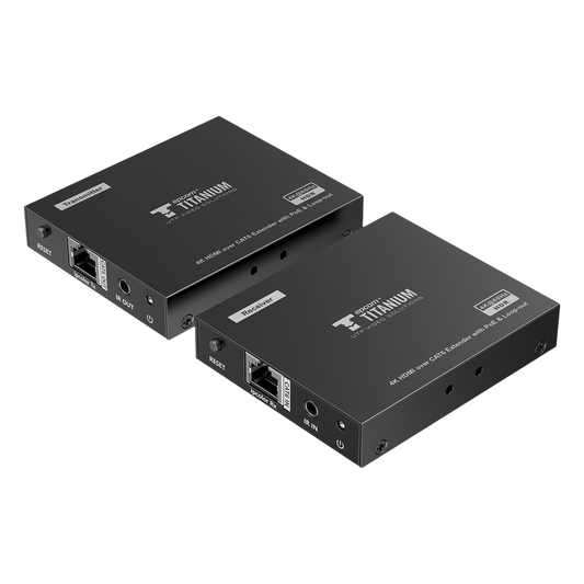 Kit Extensor HDMI para distancias de 70 metros / Resolución 4K x 2K@ 60 Hz/ Cat 6, 6a y 7 / IPCOLOR / CERO LATENCIA / SIN COMPRIMIR / Salida Loop / Control IR  / Salida de audio de 3.5mm / PoC