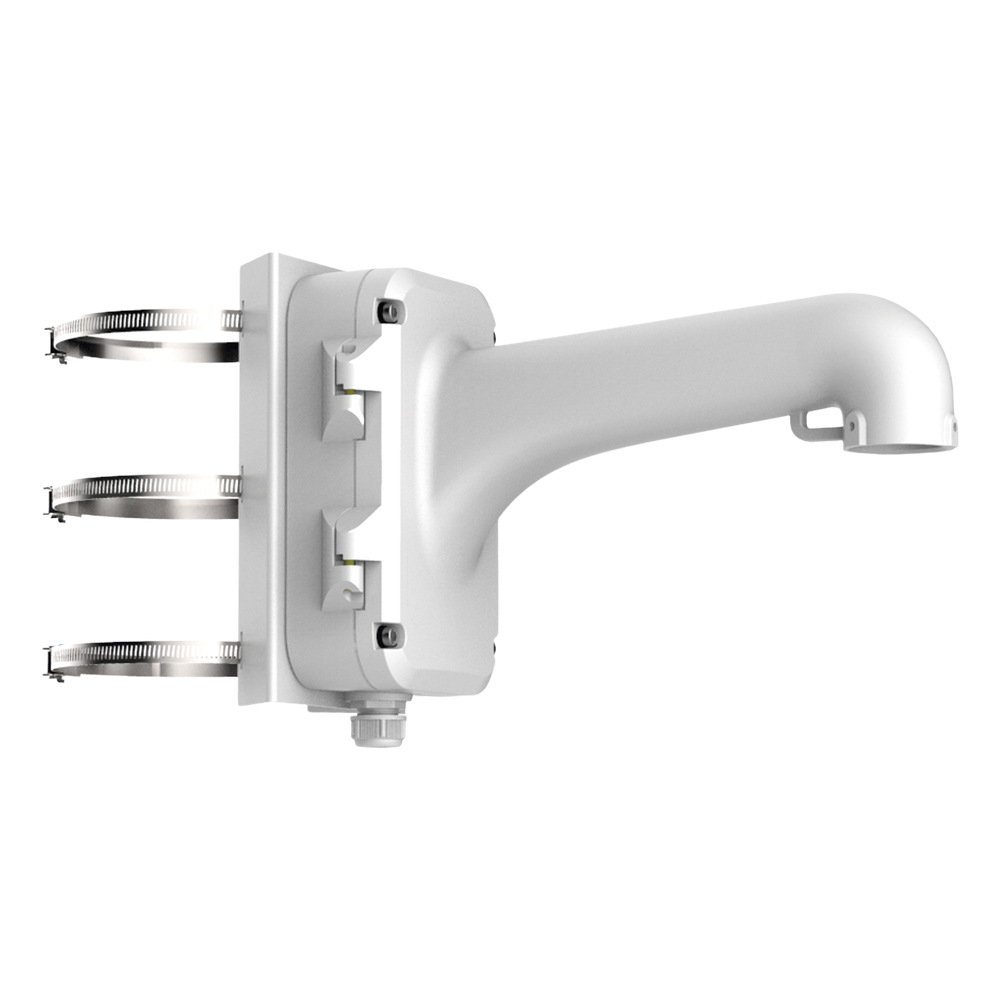 Montaje de Poste para Domos Hikvision / Color Blanco / Uso en Exterior