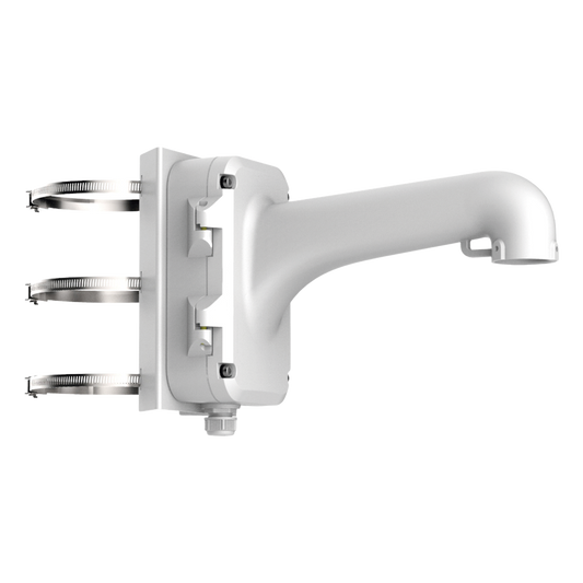 Montaje de Poste para Domos Hikvision / Color Blanco / Uso en Exterior