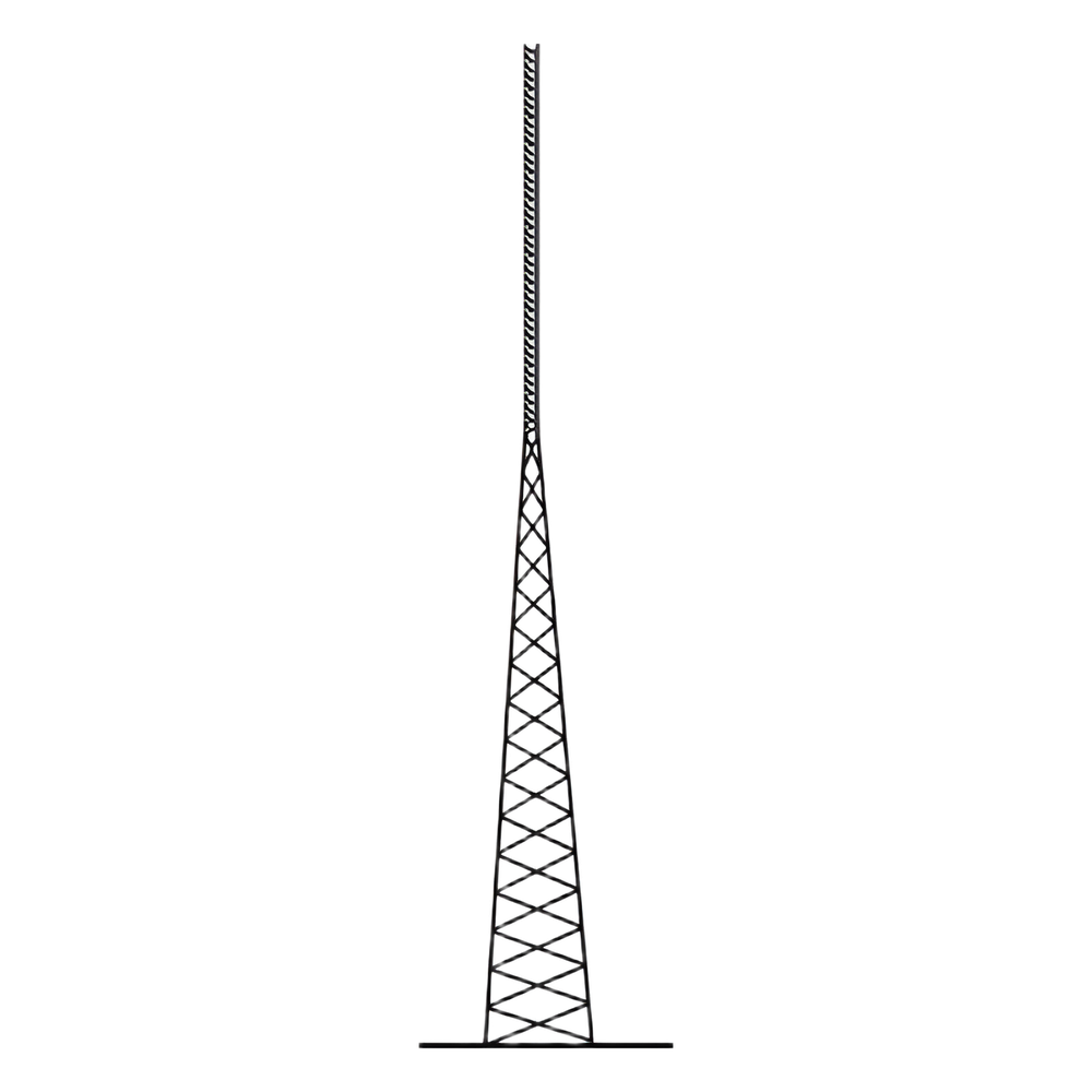 Torre Autosoportada Tubular ROHN de 33 metros Linea SSV HEAVY DUTY.