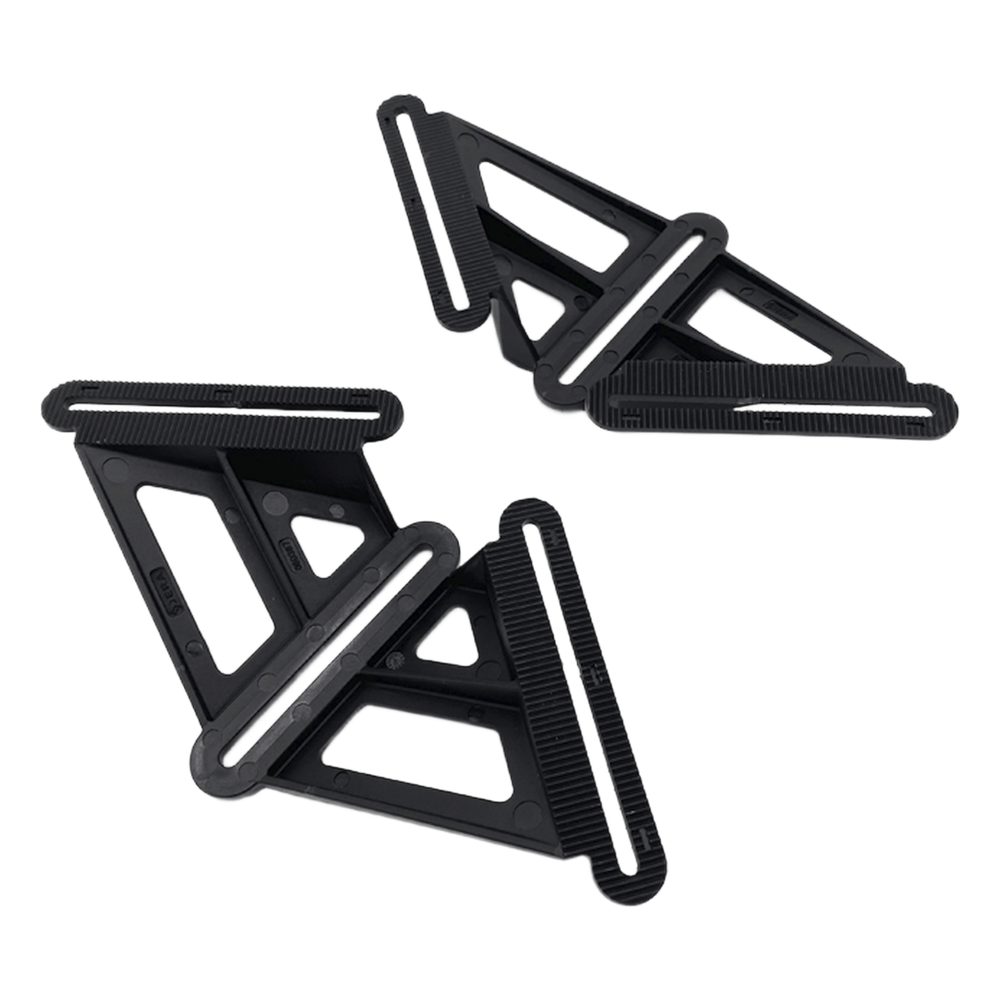 Brackets para Montaje de Caja de Empalme a Raqueta LP-CSS (2 Piezas)