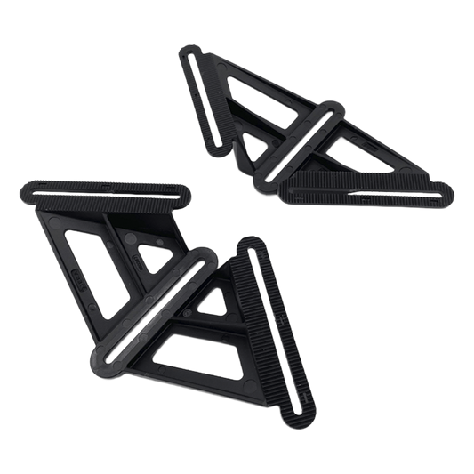 Brackets para Montaje de Caja de Empalme a Raqueta LP-CSS (2 Piezas)