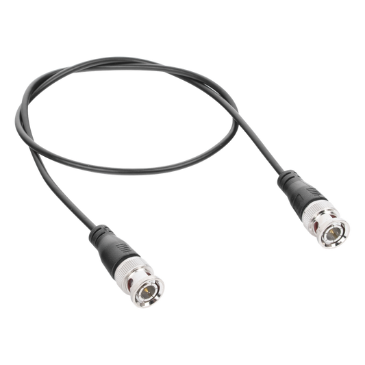 Cable Coaxial Armado con Conector BNC (Video) / Longitud de 1.5 Metros (4.92 Pies) / Optimizado para Cámaras 4K / Uso en Interior