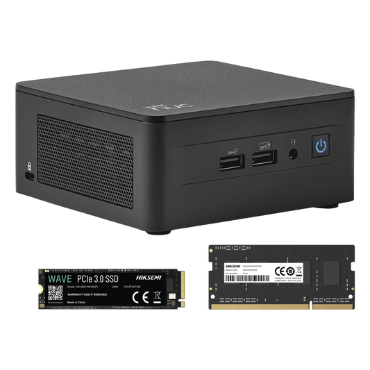 Kit / Mini PC NUC Barebone / Intel Core I3 /bluetooth / Incluye memoria 8GB / Incluye 256 SSD / No incluye sistema operativo