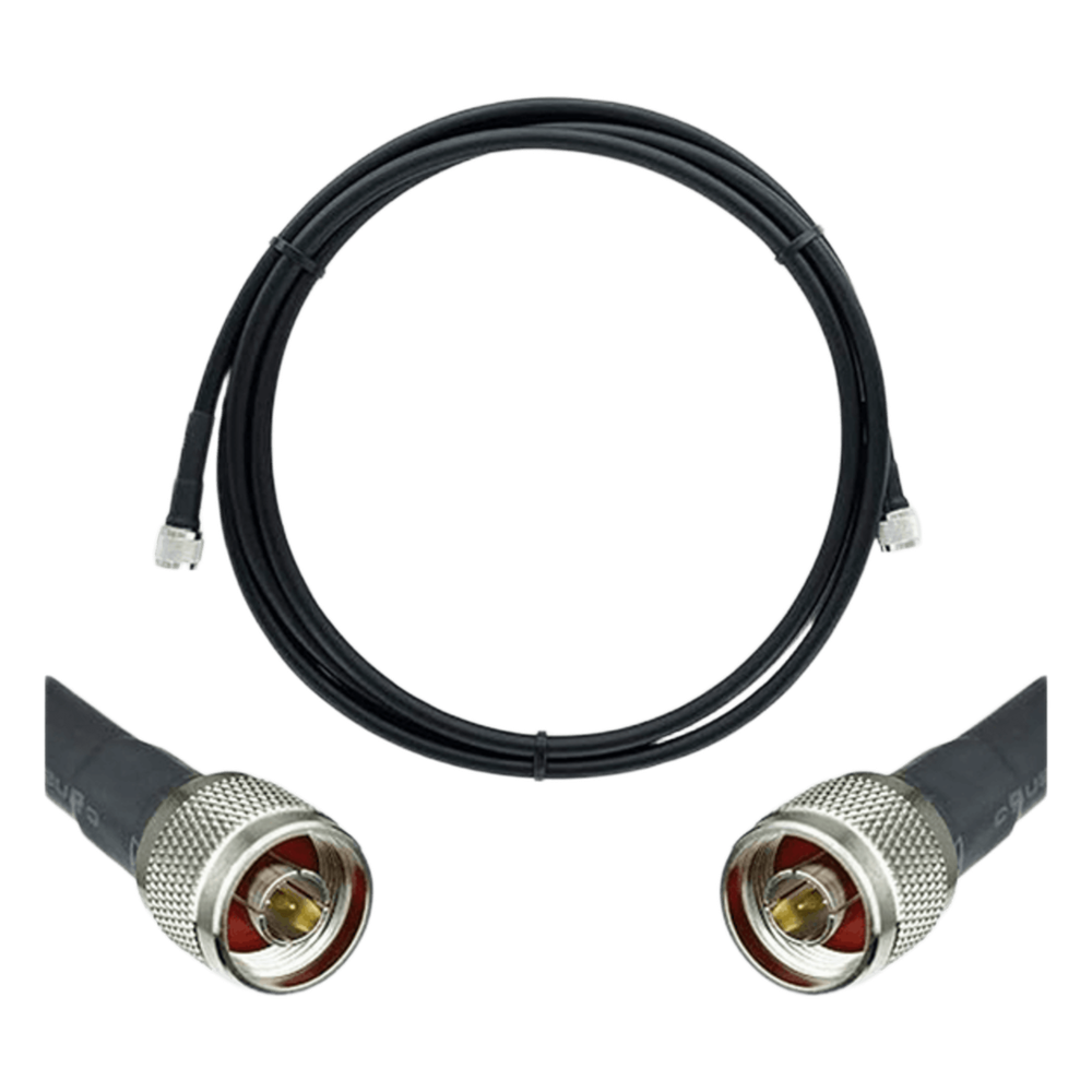Jumper Coaxial con Cable Wilson-400 / Conector N Macho en los Extremos / 6.1 Metros (20.01 Pies) de Longitud.