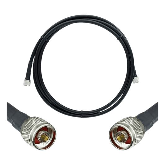 Jumper Coaxial con Cable Wilson-400 / Conector N Macho en los Extremos / 6.1 Metros (20.01 Pies) de Longitud.