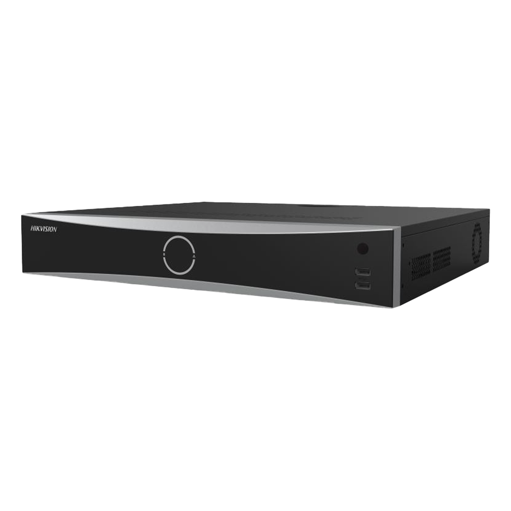 [Acusearch] NVR 12 Megapixel (4K) / 16 canales IP / AcuSense (Evita Falsas Alarmas) / Reconocimiento Facial /  4 Bahías de Disco Duro /  HDMI en 4K / Alarmas I/O