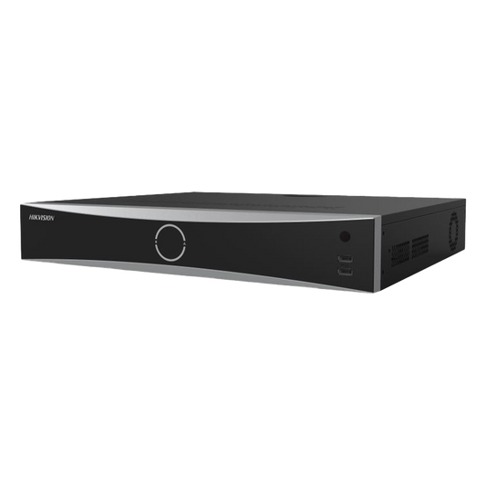 [Acusearch] NVR 12 Megapixel (4K) / 16 canales IP / AcuSense (Evita Falsas Alarmas) / Reconocimiento Facial /  4 Bahías de Disco Duro /  HDMI en 4K / Alarmas I/O