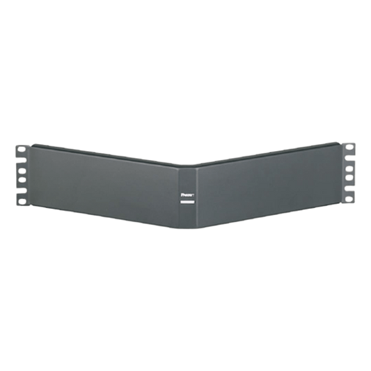 Tapa Ciega Para Rack Estándar de 19in, Angulado, de Acero, 2UR, Color Negro
