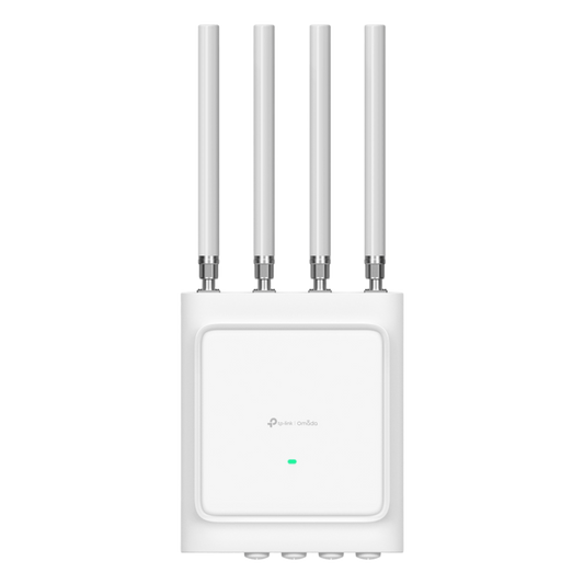 Access Point Wi-Fi 6 Exterior AX3600 / 3.6 Gbps Velocidad Total / 4x4 MU-MIMO / IP68 / Protección Rayos 6 kV / Gestión Cloud Omada / -40°C a +70°C / Alta Densidad de Usuarios