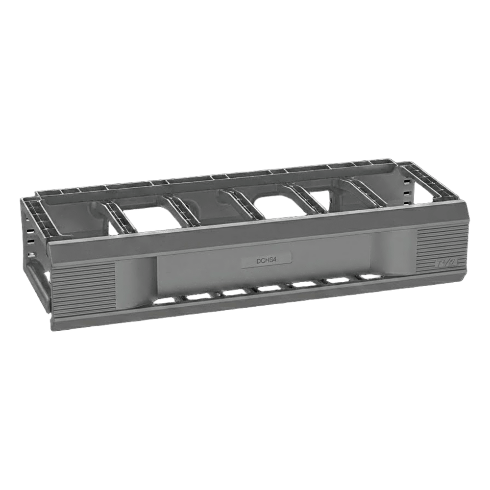 Organizador de Cables Horizontal CableTek, Sencillo (Solo Frontal), Para Rack de 19in, 1 UR