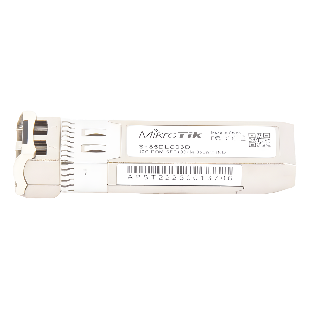 Transceptor MiniGbic SFP+ 10G LC Duplex para fibra Multi Modo 300mts