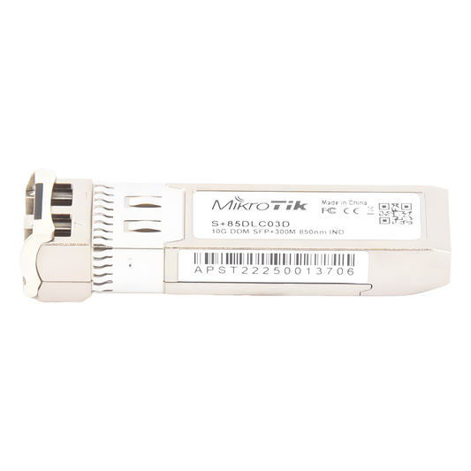 Transceptor MiniGbic SFP+ 10G LC Duplex para fibra Multi Modo 300mts