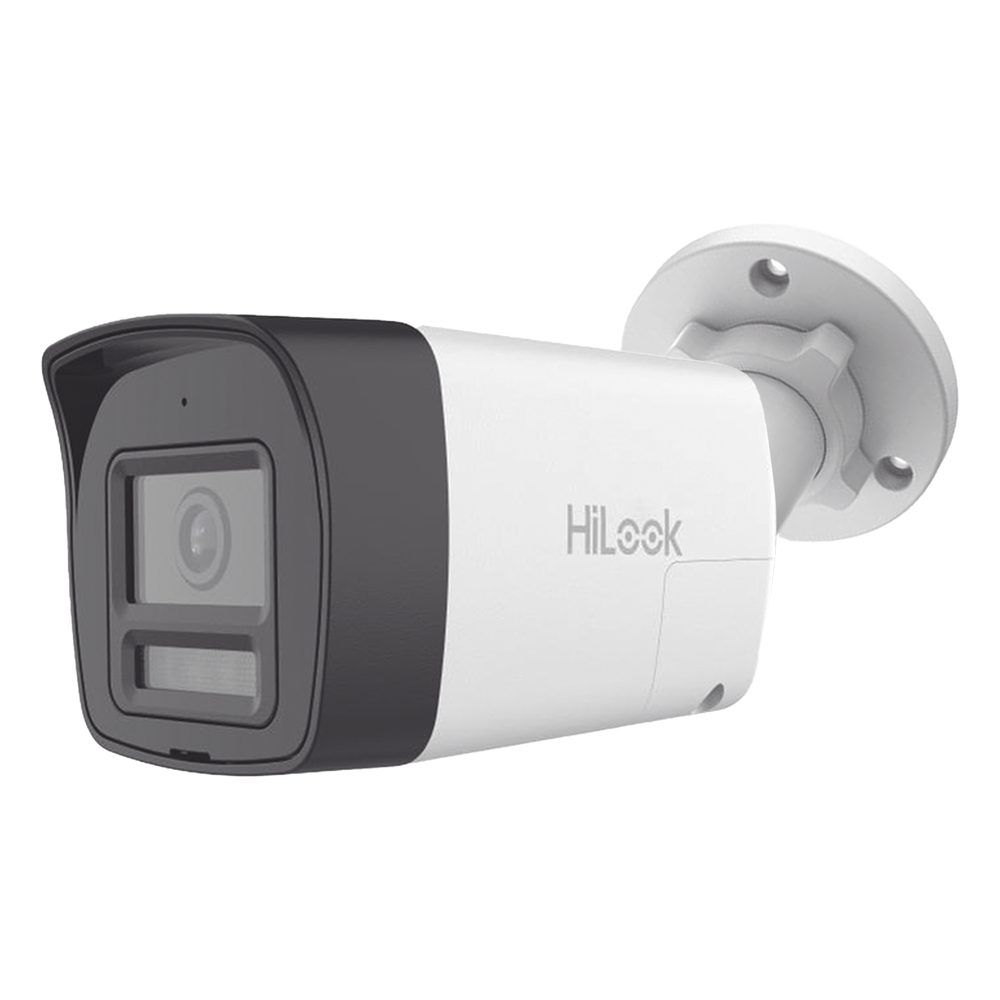 [Audio Bidireccional + Dual Light + ColorVu] Bala TURBOHD 2 Megapixel (1080p) / Lente 2.8 mm / 30 mts IR EXIR + 20 mts Luz Blanca / Micrófono y Bocina Integrado / Exterior IP67 / Metal / dWDR