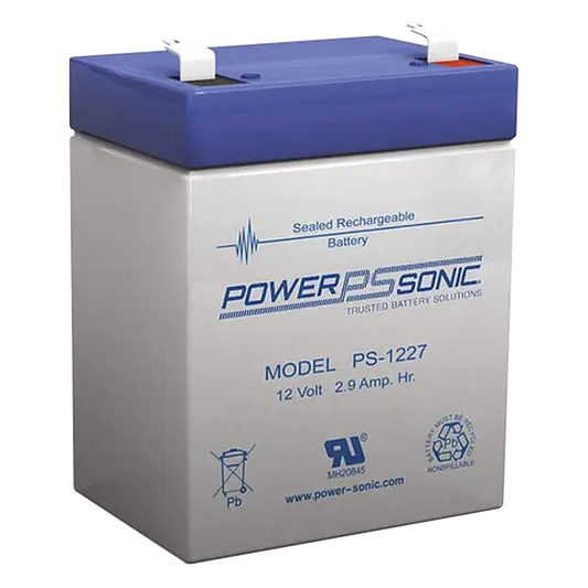Batería 12V, 2.9AH, Para Respaldo, Tecnologías AGM/VRLA, 5 Años Vida Útil, Terminales F1, Reconocida UL