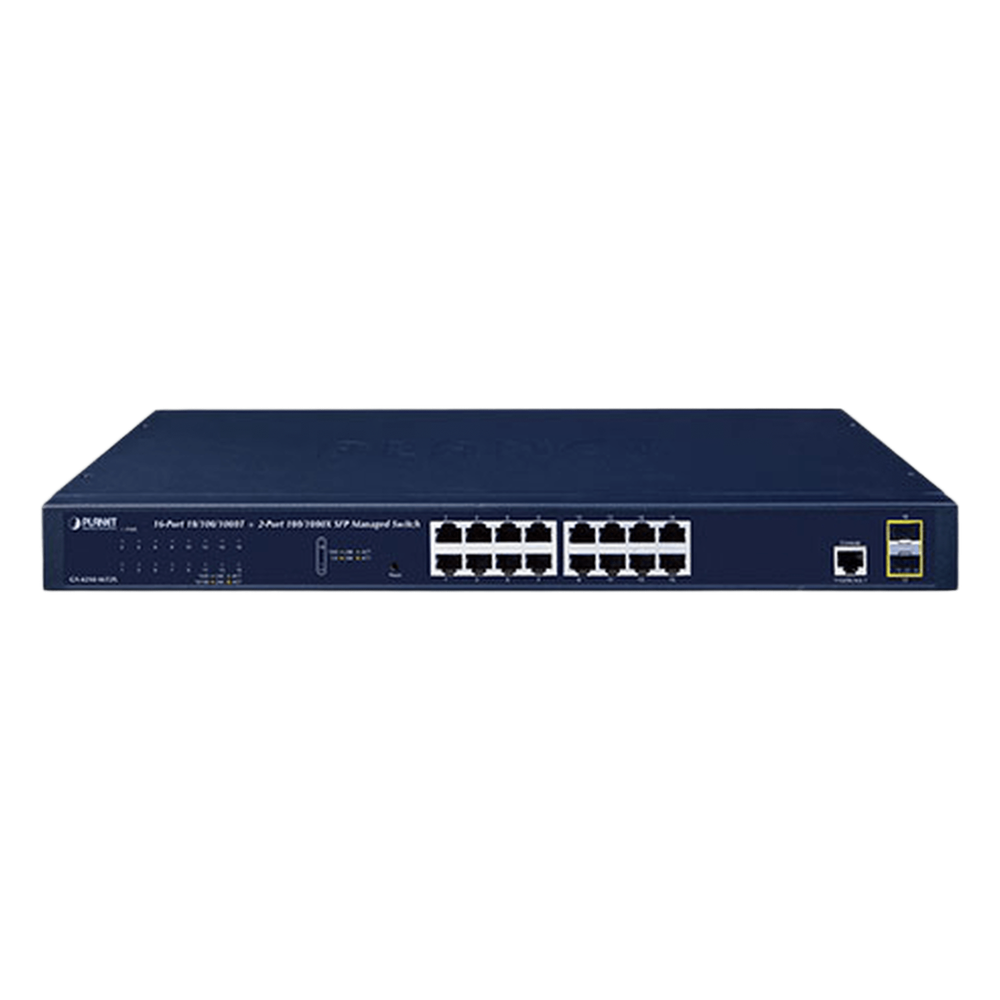 Switch Administrable Capa 2, 16 Puertos 10/100/1000T, 2 Puertos SFP 100/1G/2.5G, Administración Remota con CloudNMS