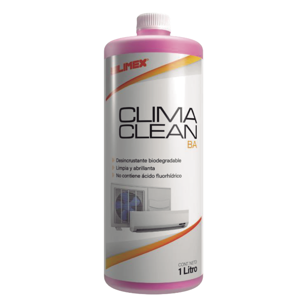 CLIMA CLEAN BA Limpiador Espumoso, Biodegradable y a Base de Agua que Garantiza una Limpieza Profunda y Profesional en Serpentines de Minisplits, Mejorando su Eficiencia y Prolongando su Vida Útil
