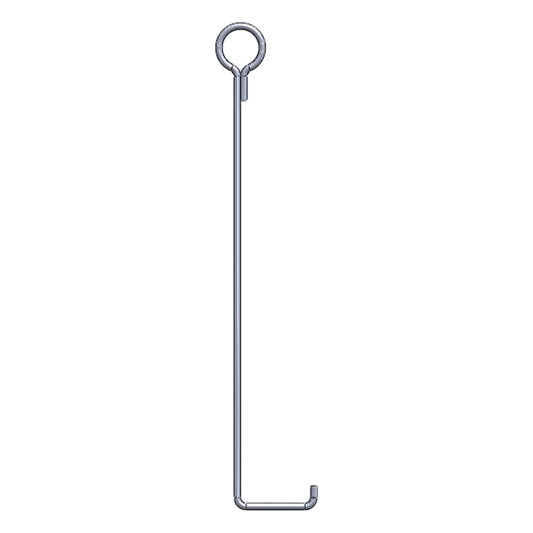 Ancla para retenida para torre de 45 mts. Tipo Piso con Galvanizado por Inmersión en caliente.